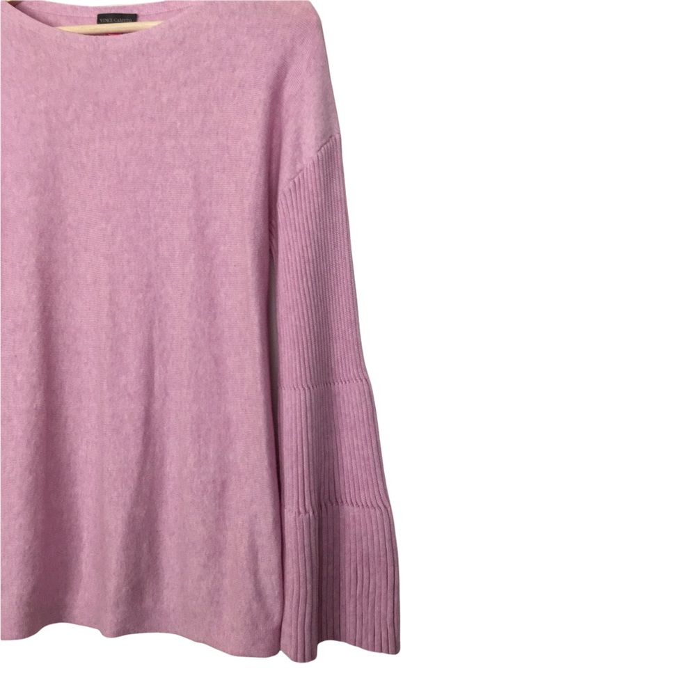 Vince Camuto Ribbed Bell Long Sleeve Pullover Sweater - Picture 8 of 11